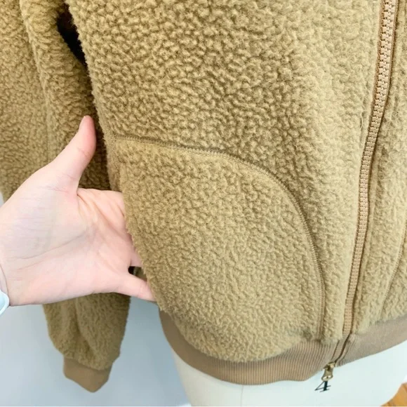 Everlane The Renew Teddy Bomber Ochre Small - Picture 6 of 14